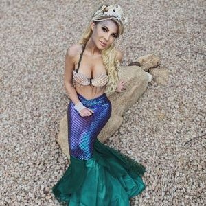 Halloween mermaid costume
